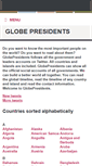 Mobile Screenshot of globepresidents.com